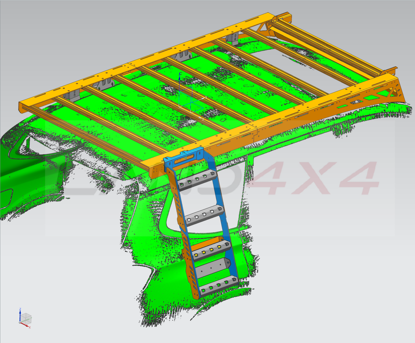 2018-2024 LDV D90 New Aluminum Side Ladder